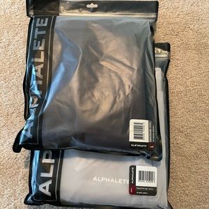 Alphalete joggers size large - premium pro elite & essential stripe jogger